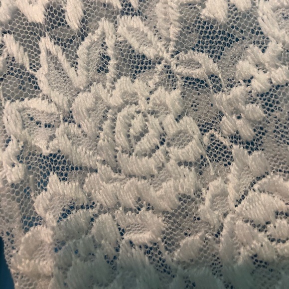 Christopher & Banks White Floral Lace Blouse - Picture 4 of 8